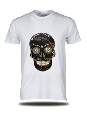 T-Shirt - white- skull