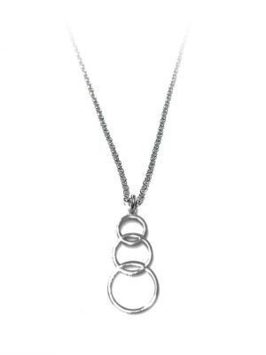 3 rings Necklace