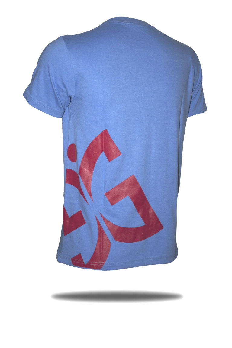 T-Shirt – Blue – Cloud – MN06 - Image 2