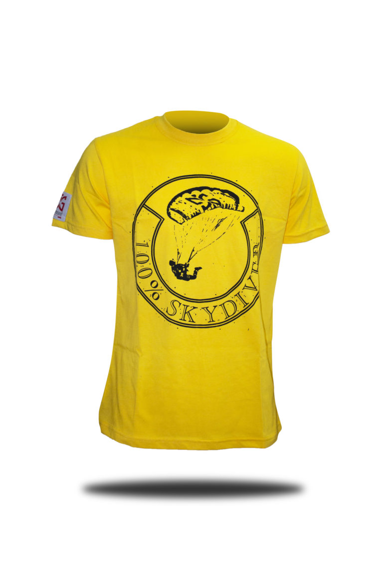 T-Shirt – yellow- 100 % CXC05